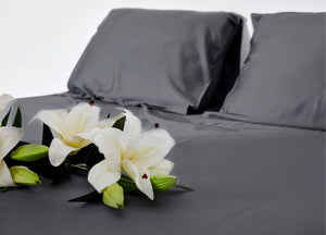 3x Stardust Grey Bamboo Pillowcase