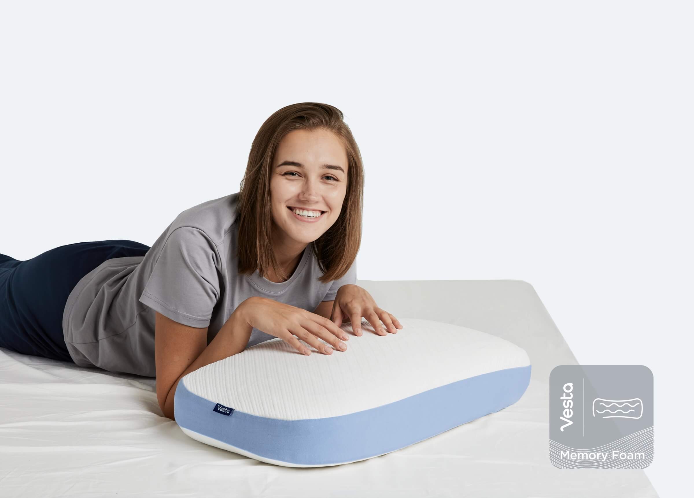 IceZen™ layered Cooling Foam Ultra Tall Pillow
