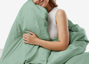 2x Aspen Green Duvet Cover - '24 Edition