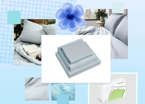 Azure Blue Sheet Set - Final Sale