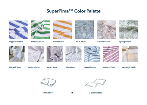 SuperPima™ Hand-Drawn Line Sheet Set
