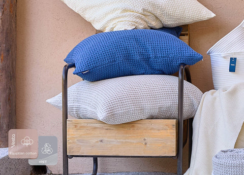 Vegan Down Square Pillow Set