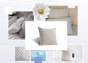 Vegan Down Square Pillow Set