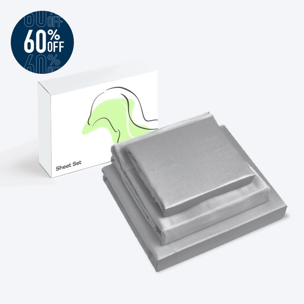 Glacier Grey Sheet Set - Final Sale