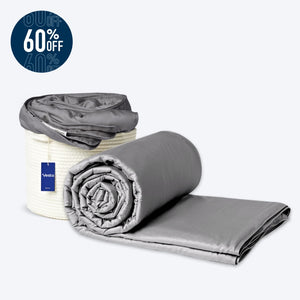 Glacier Grey Silk Cooling Blanket - Queen Size Only