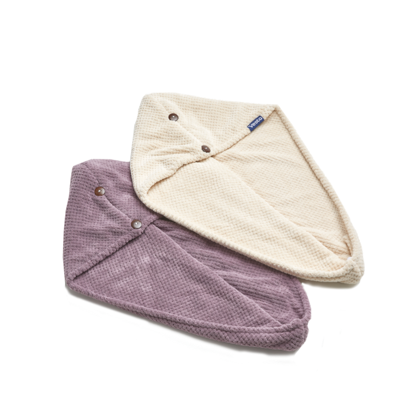 SuperWaffle Ultra Absorbent Hair Wrap Towel (Pack of 2)