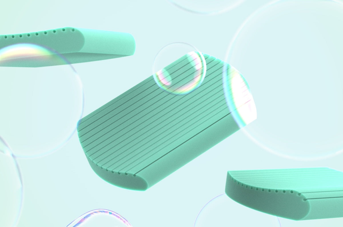 Unique shape. Innovative material.