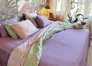 2x Zen Purple Sheet Set - King Size - '23 Edition