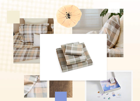 Egyptian Van Gogh Striped Sheet Set