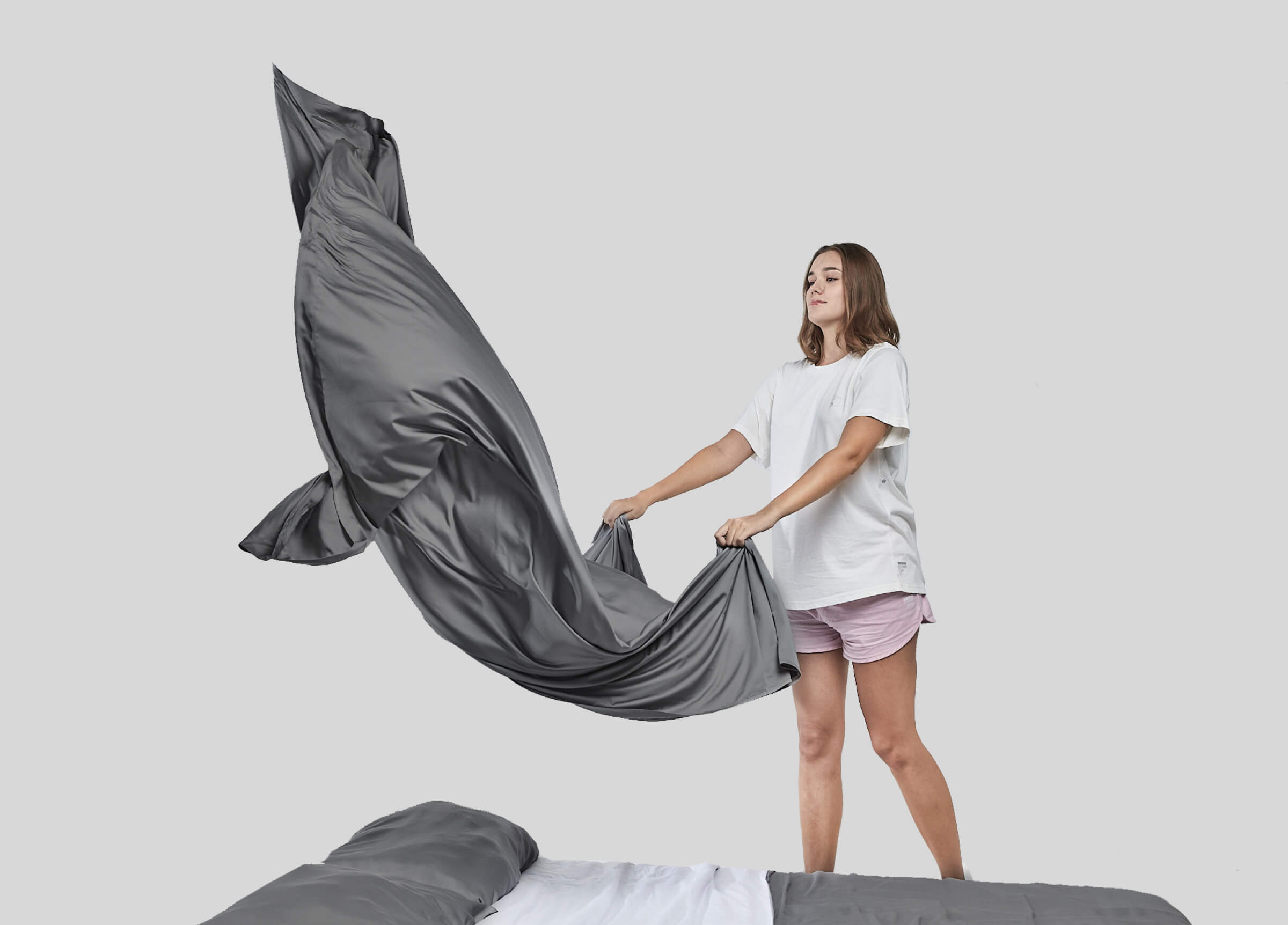 Stardust Grey Sheet Set - Final Sale