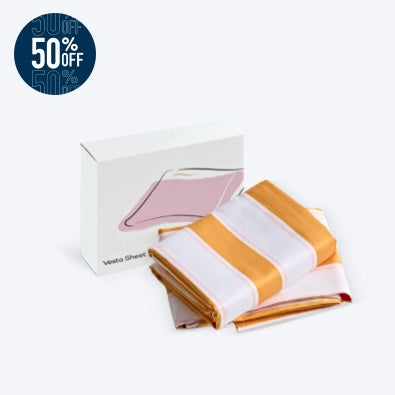 Sunset Glow Cotton Pillowcase Set - Final Sale