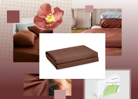 Terra Cotta Duvet Cover - Final Sale