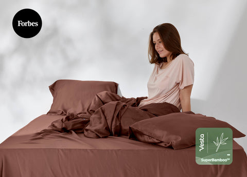 2x Terra Cotta Sheet Set - King Size Only