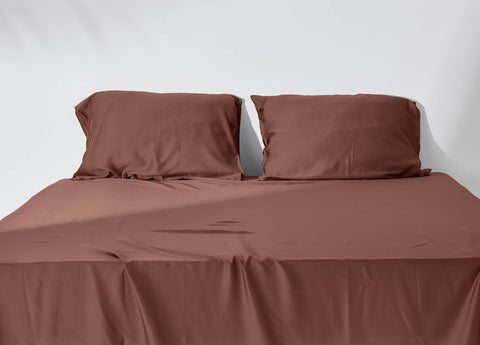 2x Terra Cotta Sheet Set - King Size Only