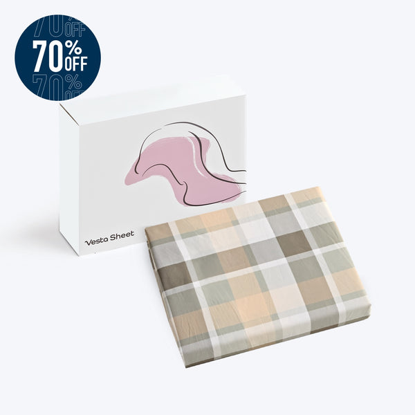 Van Gogh Fields Fitted Sheet - Final Sale