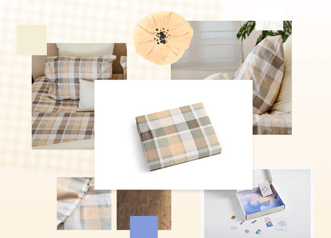 Van Gogh Fields Fitted Sheet - Final Sale