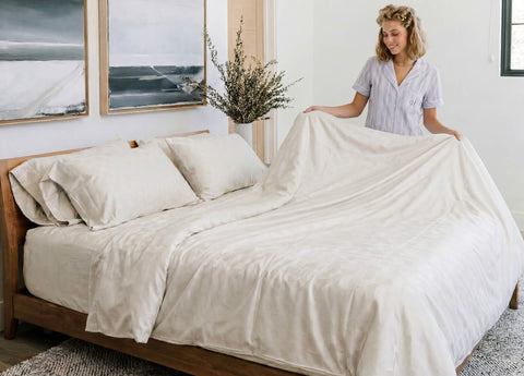 Bamboo Jacquard Sheet Set