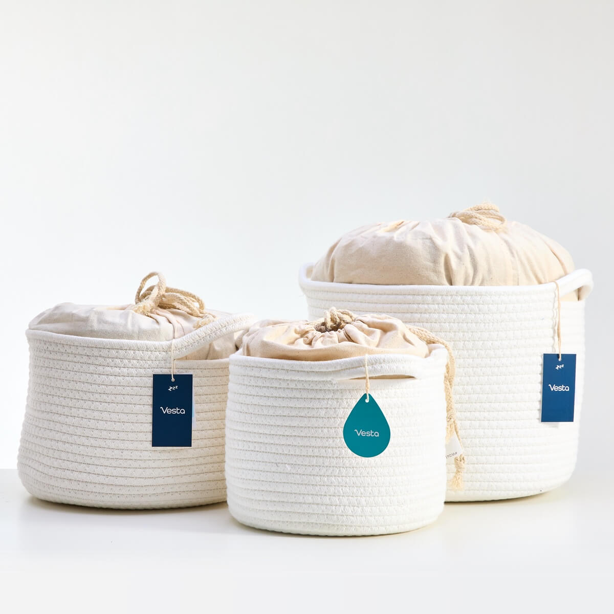 Our Packaging Sustainable Duvets, Sheets and Pillows By Vesta