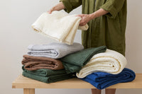 Egyptian Cotton Waffle Weave Blanket