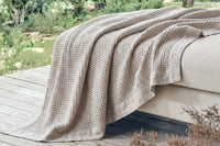 Egyptian Cotton Waffle Weave Blanket